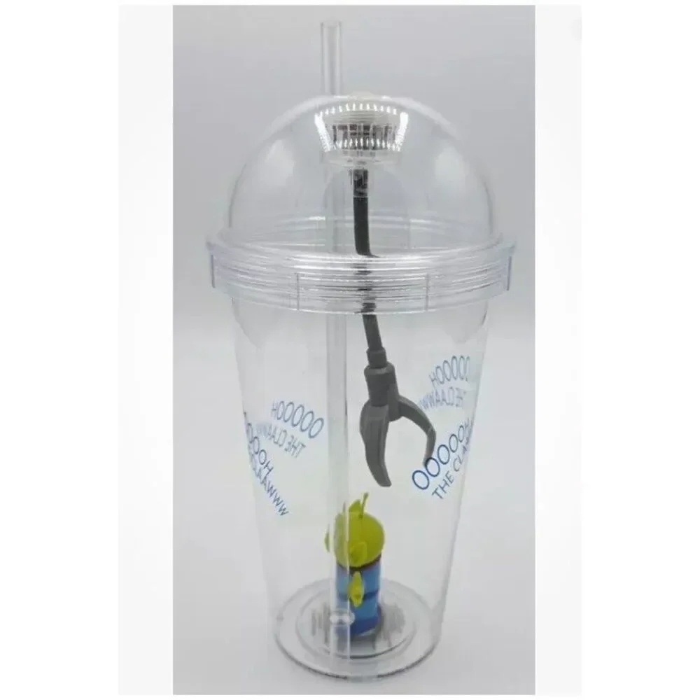 Disney Parks Pixar Toy Story Land Little‎ Green Alien Claw Light-up Cup w/ Straw